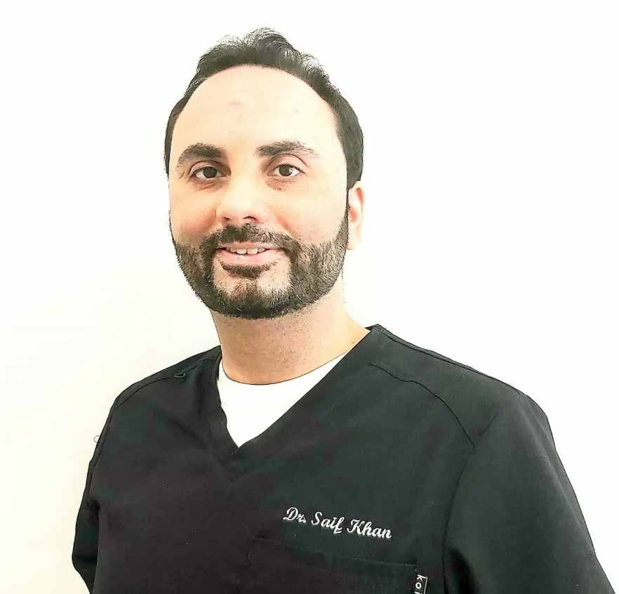 Dr Saifullah Khan BDS, MFD RCS (Ireland), MFDS RCPS (Glasgow), DSCD RCS (Edinburgh), MSc (UK)